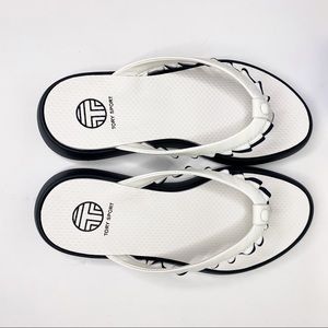 tory burch ruffle flip flops